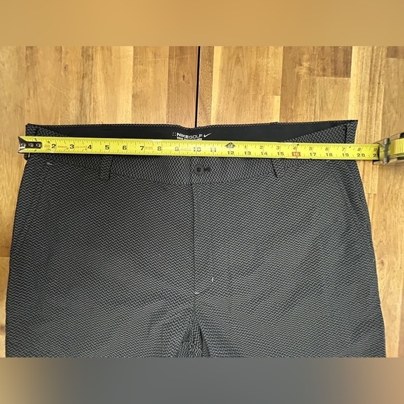 Nike Tour Performance 5 Pocket Stretch Golf Pants Gray Herringbone Print 38x32 - Picture 10 of 12